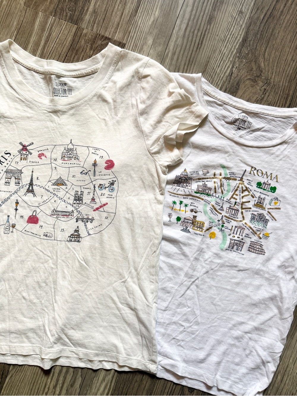 Bundle of J. Crew Collectors Short Sleeve White Tees